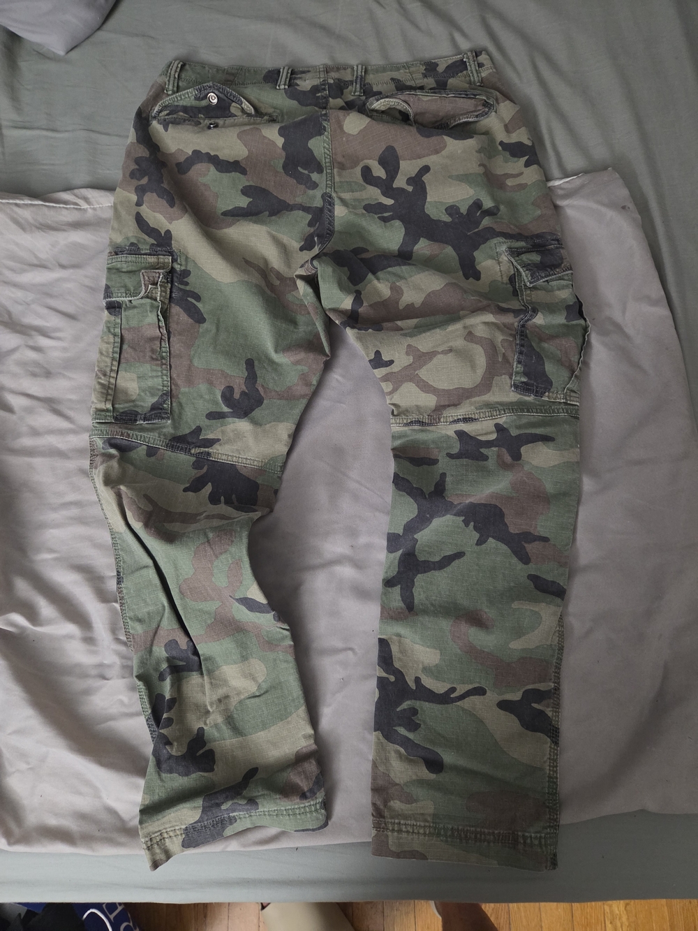 GAP Camouflage Cargo Pants - Green and Black